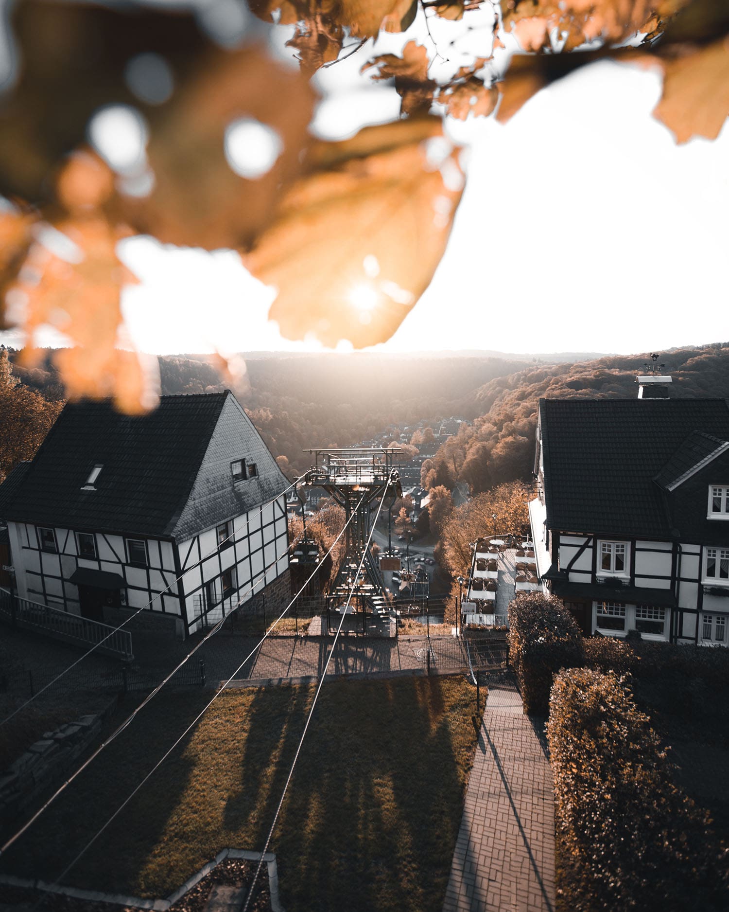 Aussicht Schloss Burg Solingen